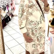 Cappottino Floreale Beige e Marrone