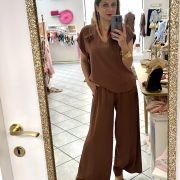 Completo Donna 100% Viscosa Color Cioccolato