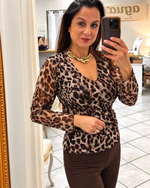 Maglia Animalier in Viscosa – Taglia Unica