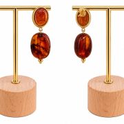 Orecchini Ambra Chic in Resina – Pendenti Eleganti