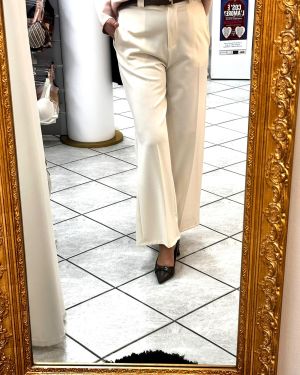 Pantalone sartoriale palazzo a vita alta – elegance
